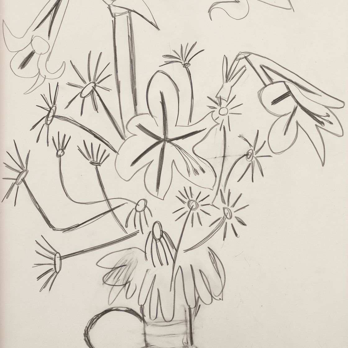 Pablo Picasso — Букет из цветов, изображение 1