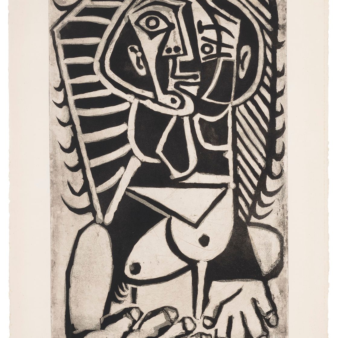 Pablo Picasso — Женское туловище, (Египет), изображение 1