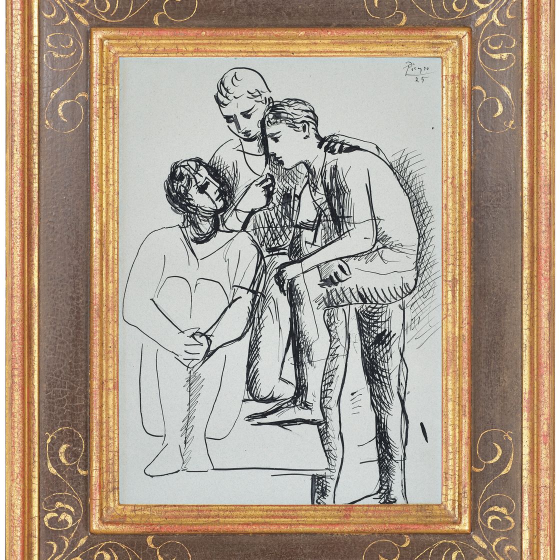 Pablo Picasso — Трое танцоров, изображение 2
