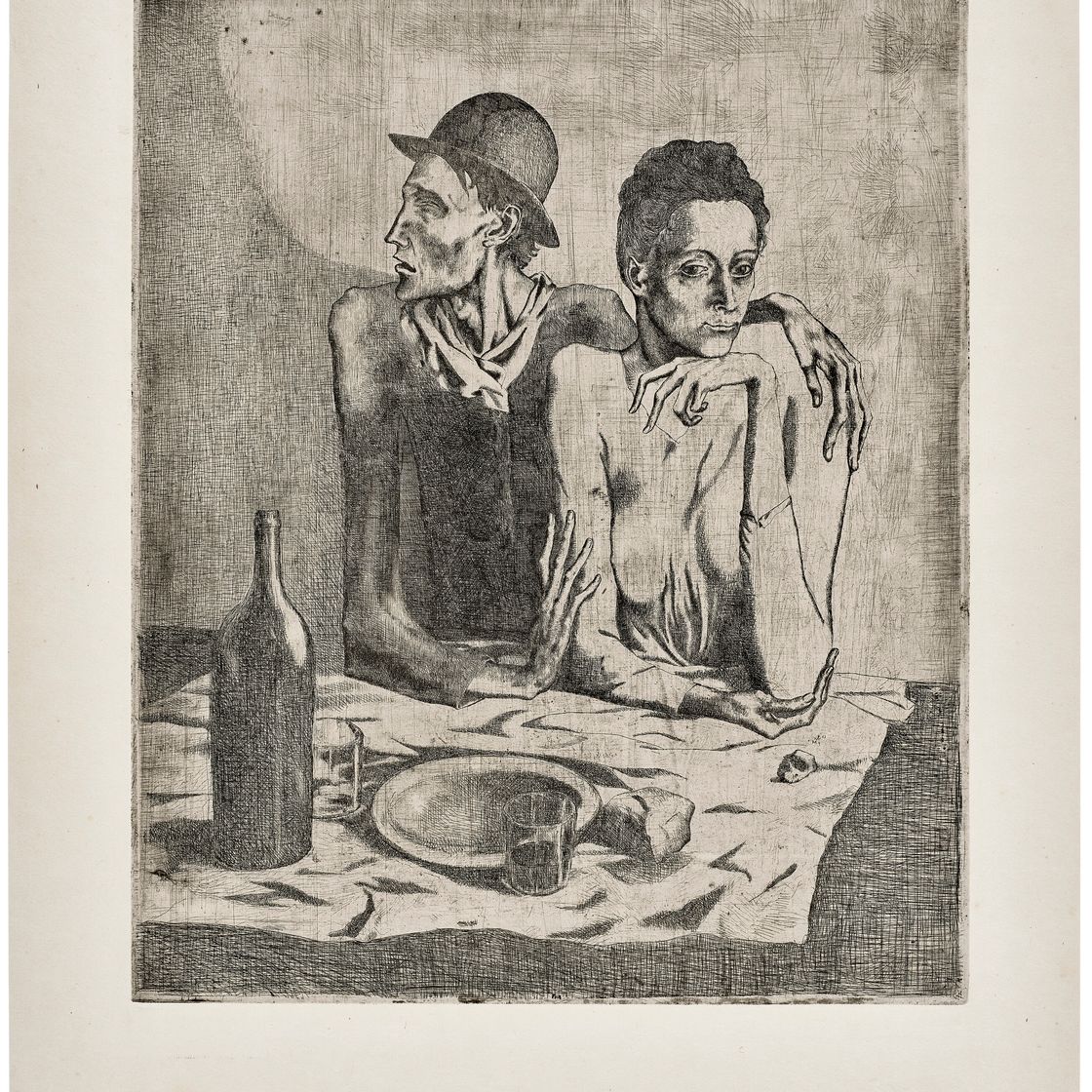 Pablo Picasso — Скромный обед из "Свиты Сальтимбанков", изображение 3