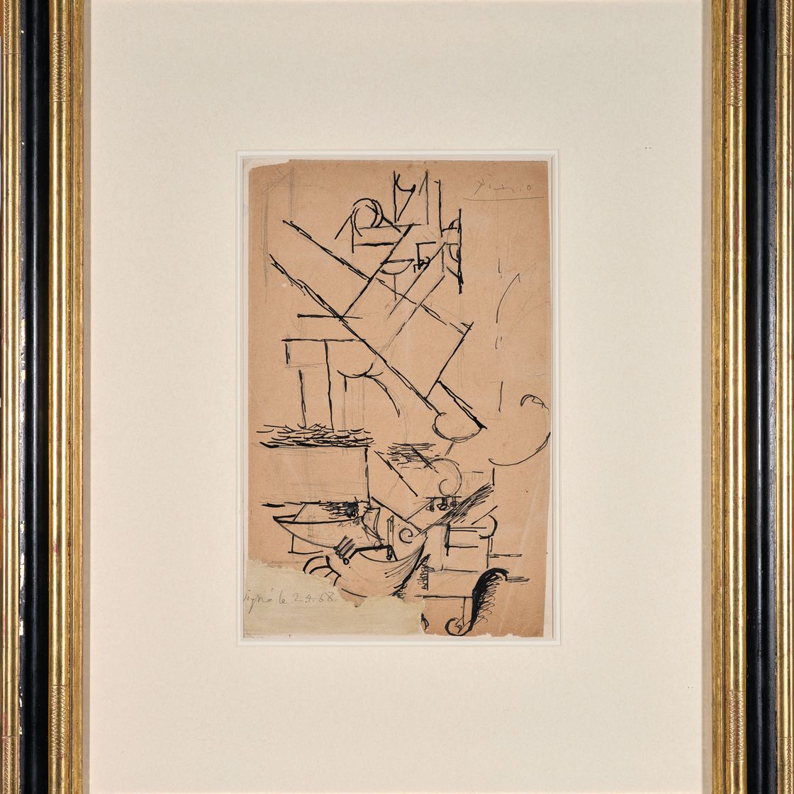Pablo Picasso — Стол с мандолиной (Joueur de mandoline), изображение 2