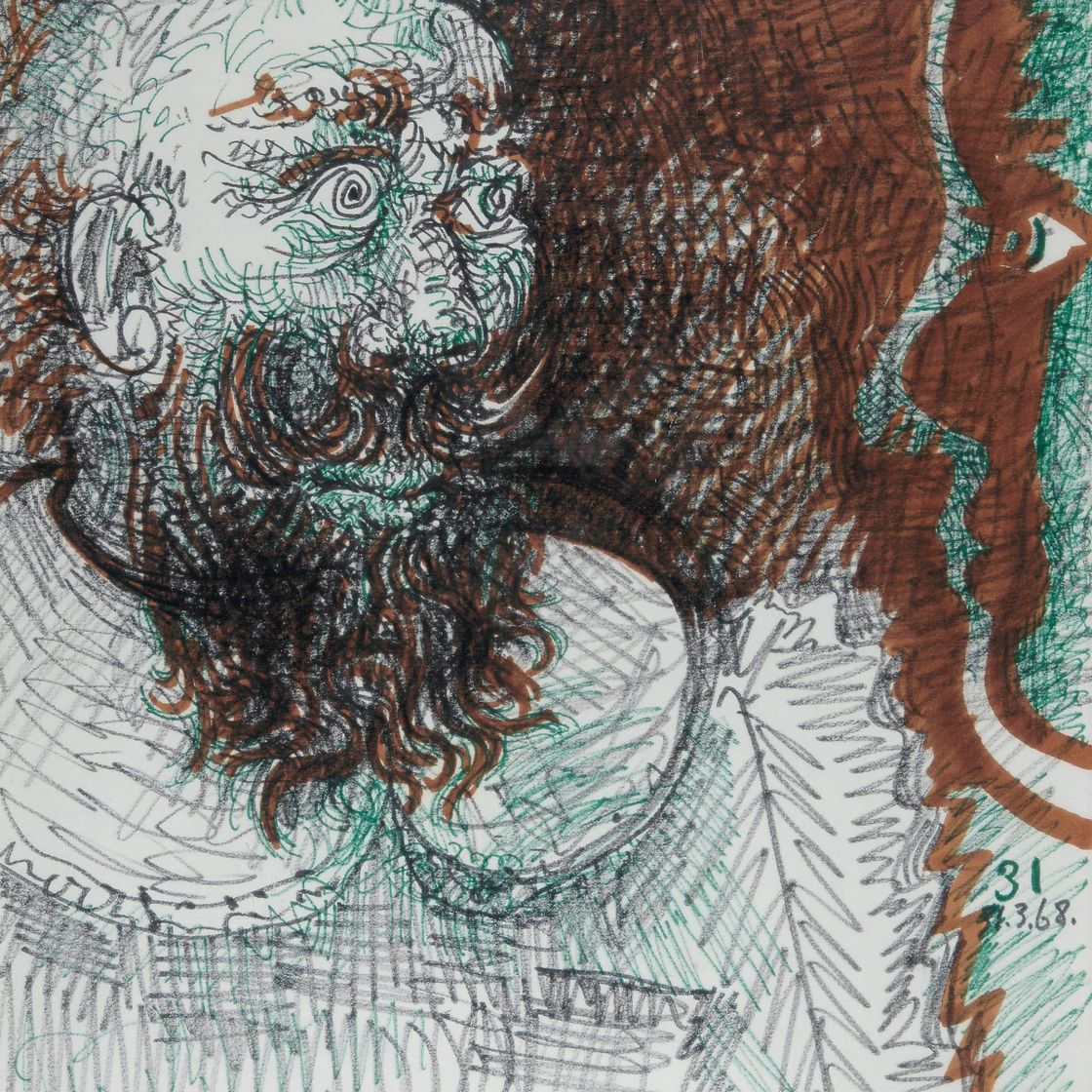 Pablo Picasso — Тет-а-тет между мужчиной и женщиной
