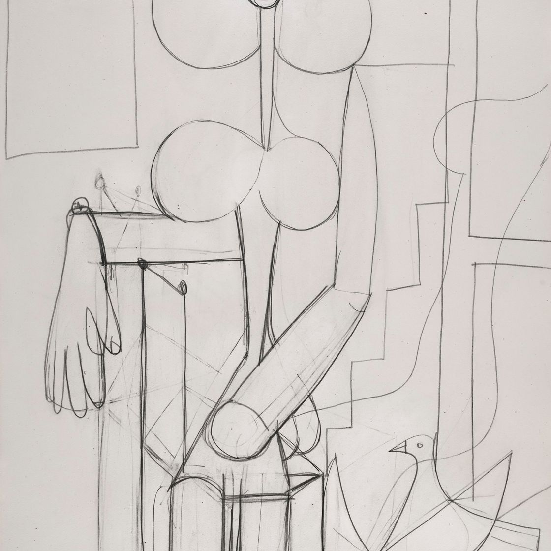 Pablo Picasso — Этюд о женщине, танцующей в одиночестве, изображение 1