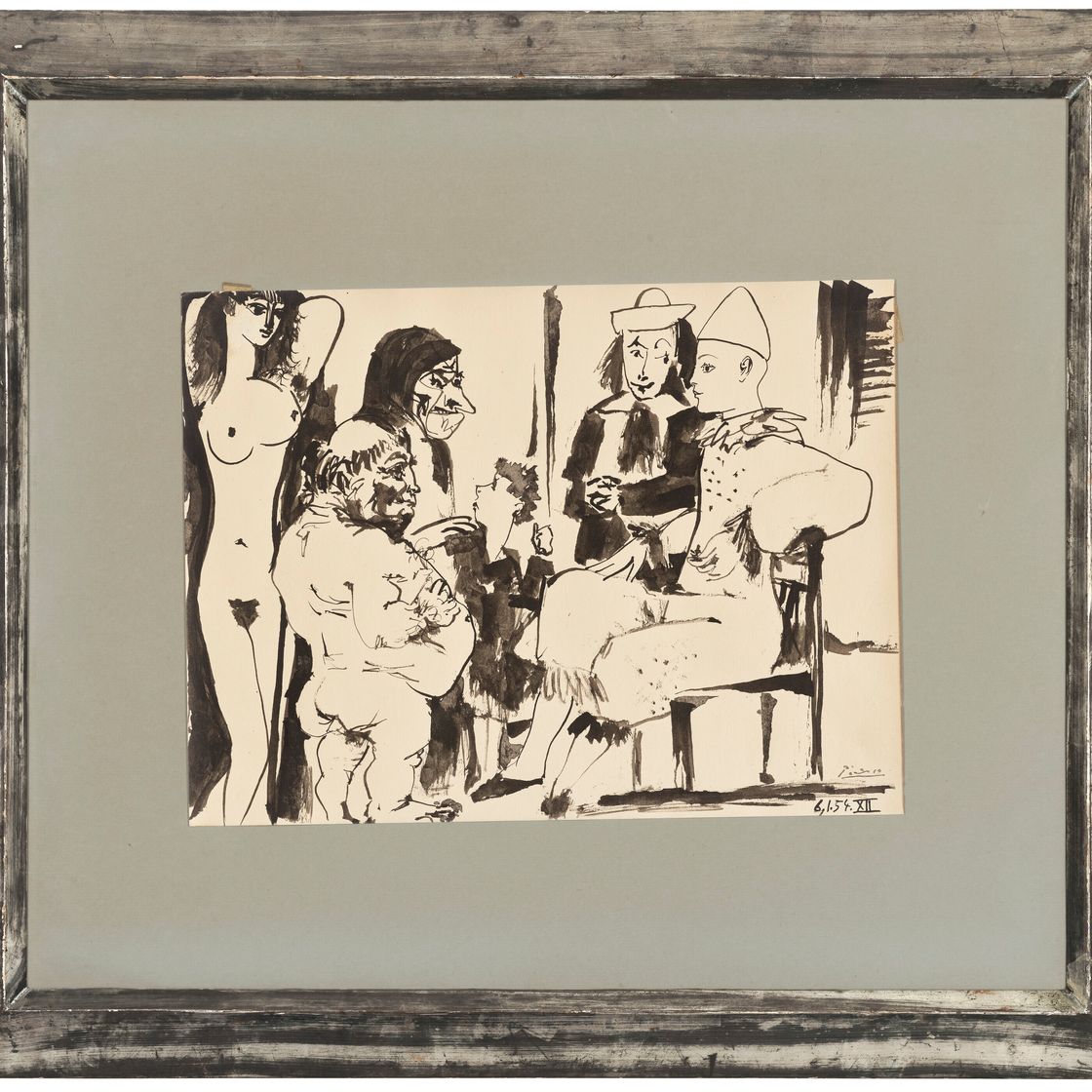 Pablo Picasso — Танец в ложе клоуна, изображение 2