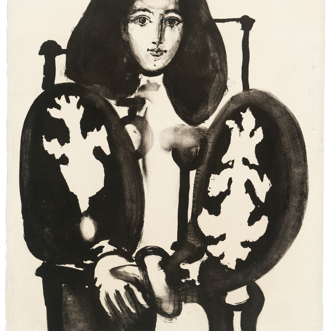 Pablo Picasso — Женщина в костюме № 1 ("Полонское манто")