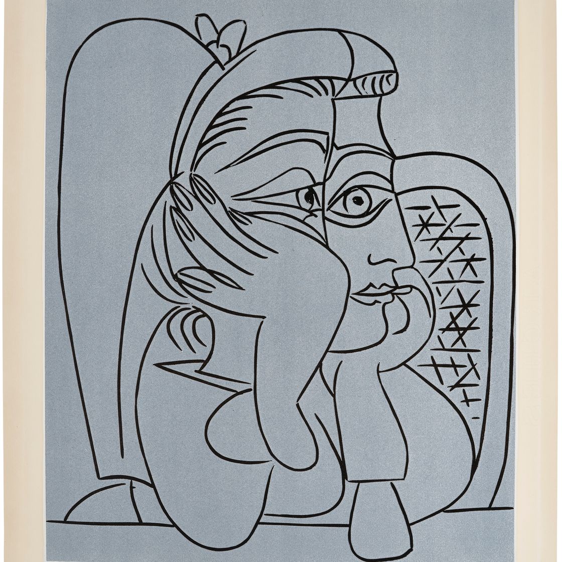 Pablo Picasso — Портрет в одежде Жаклин, изображение 3