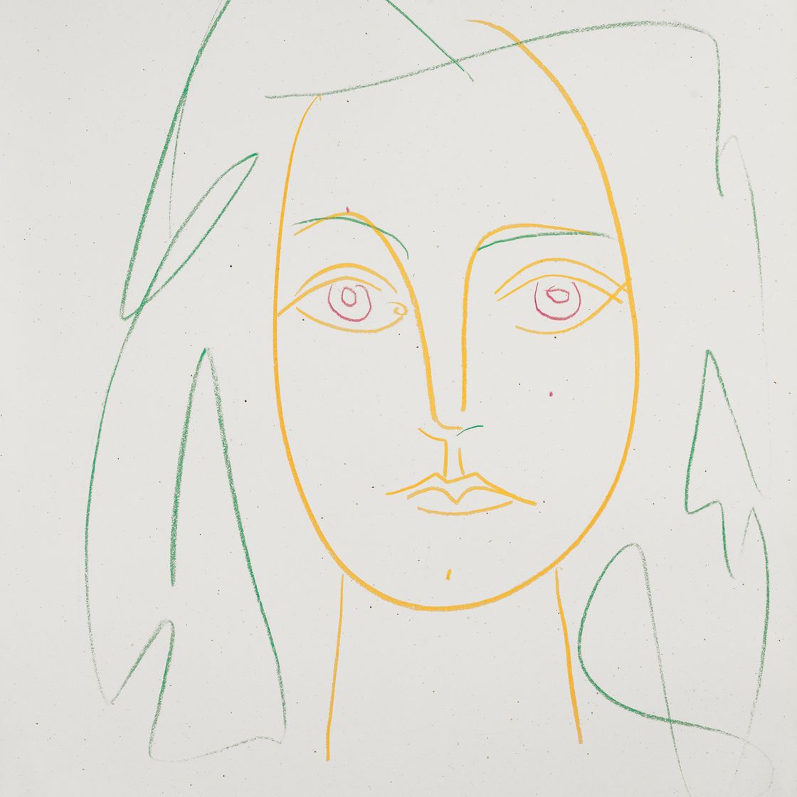 Pablo Picasso — Женский портрет (Франсуаза), изображение 1