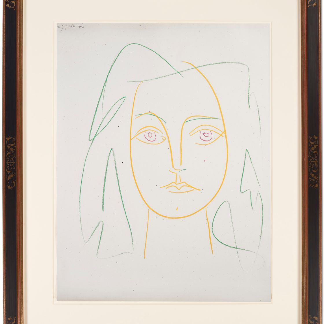 Pablo Picasso — Женский портрет (Франсуаза), изображение 2