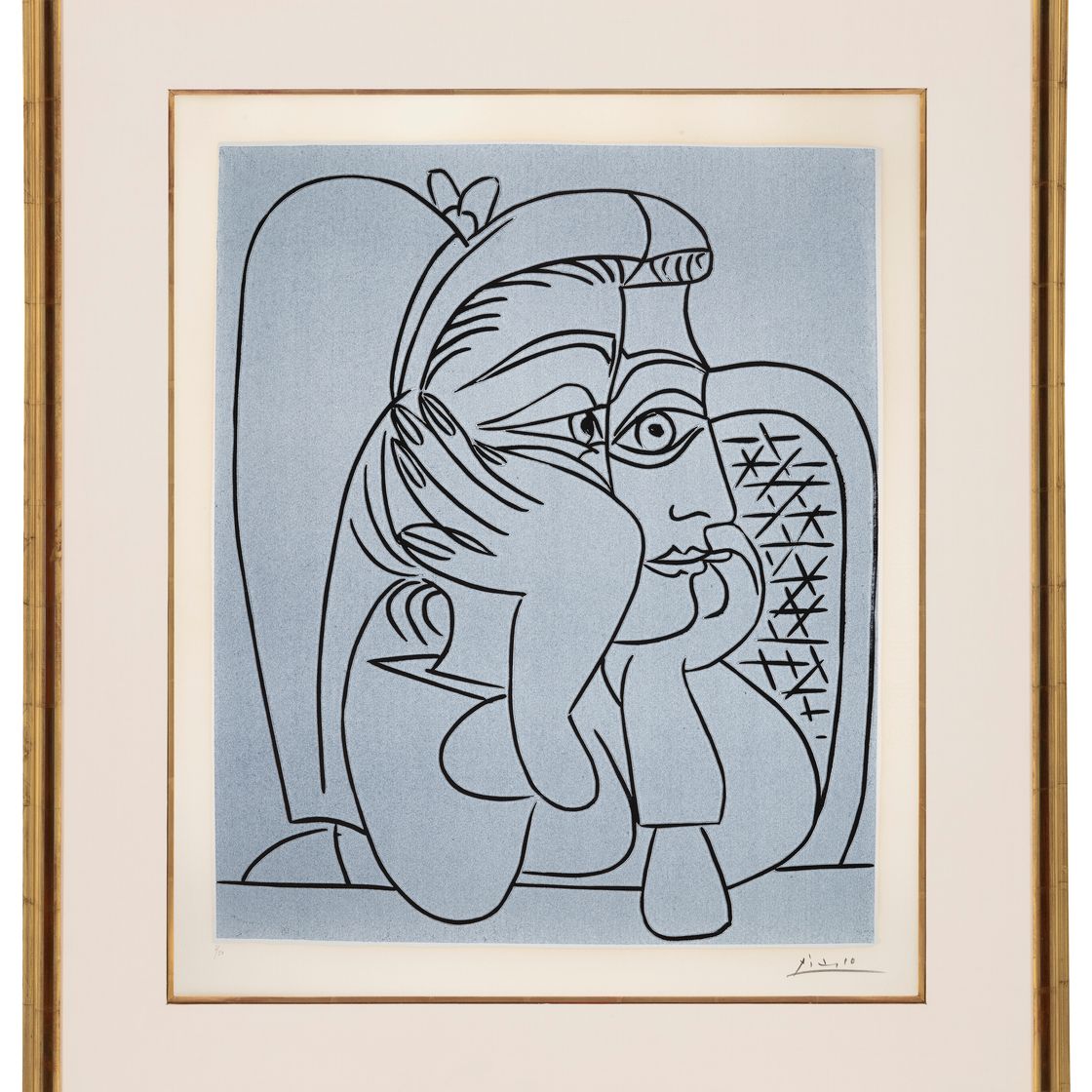 Pablo Picasso — Портрет в одежде Жаклин, изображение 2