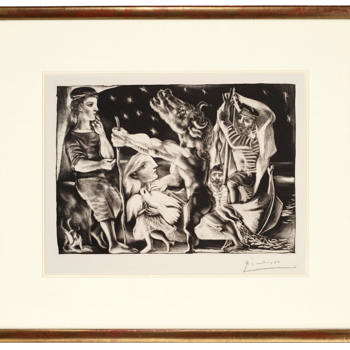 Pablo Picasso — Минотавр - путеводитель по ночной жизни, из "Люкса Воллара", изображение 2