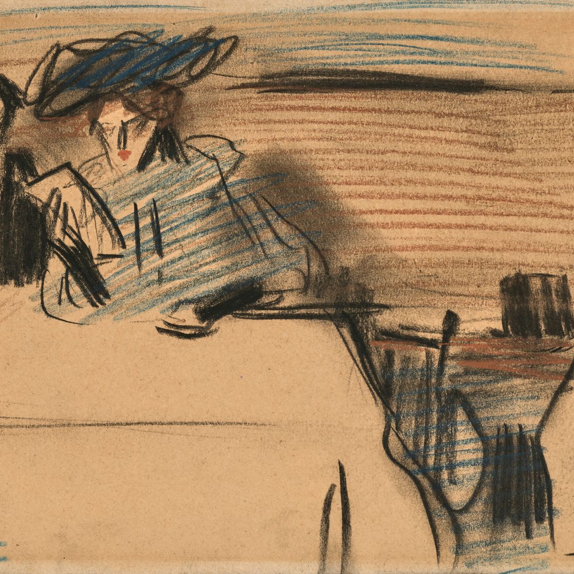 Pablo Picasso — Сцена в кафе, изображение 1