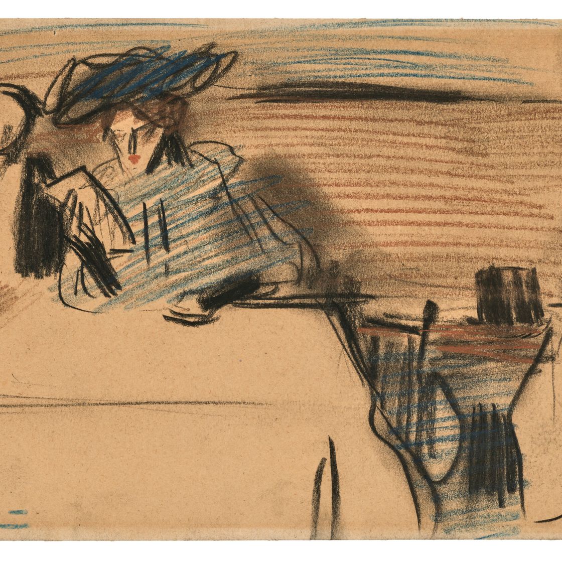 Pablo Picasso — Сцена в кафе, изображение 2