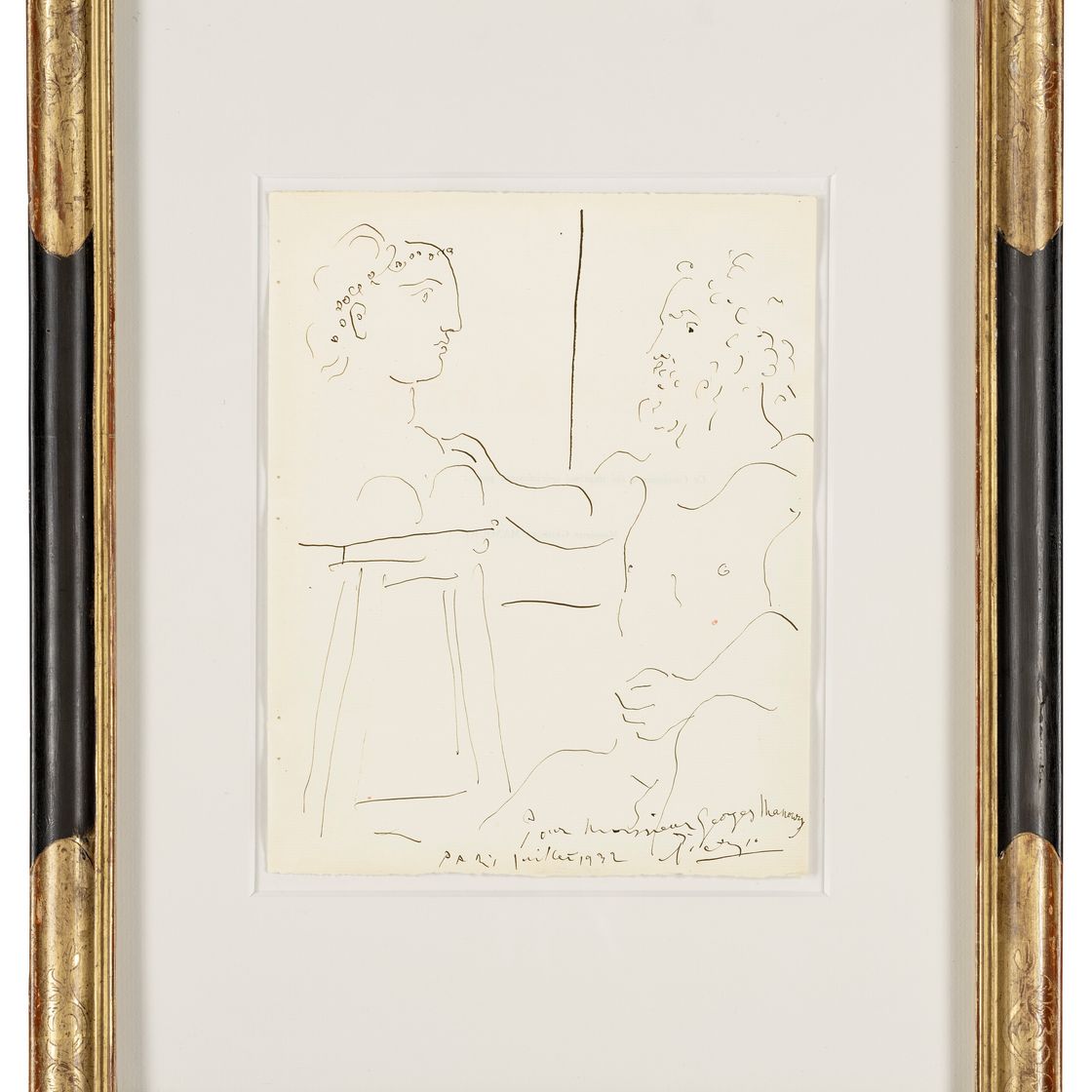 Pablo Picasso — Скульптор, создающий бюст молодой девушки из юной селлетты, изображение 2