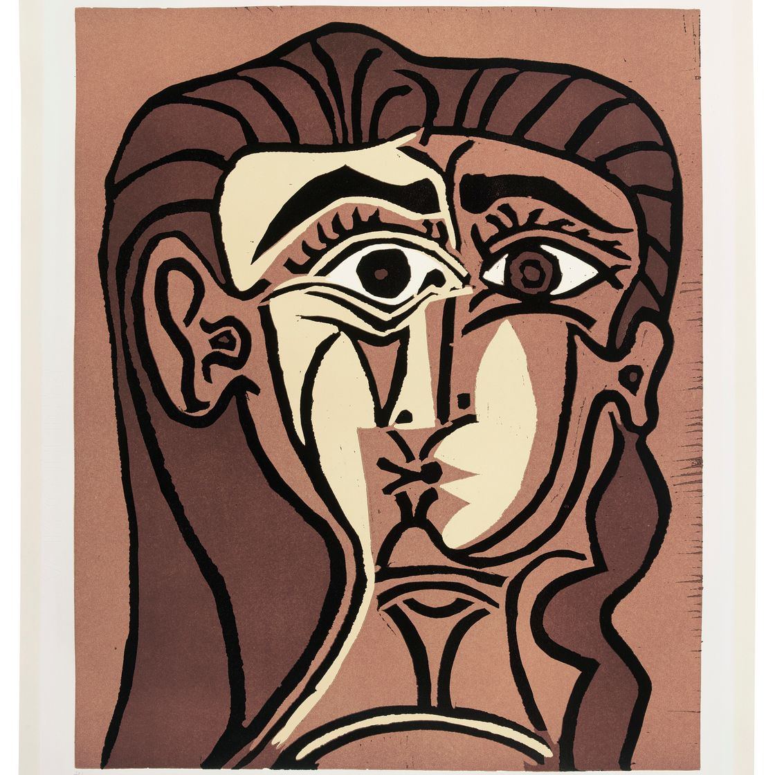 Pablo Picasso — Портрет Жаклин де Фейс II, изображение 1