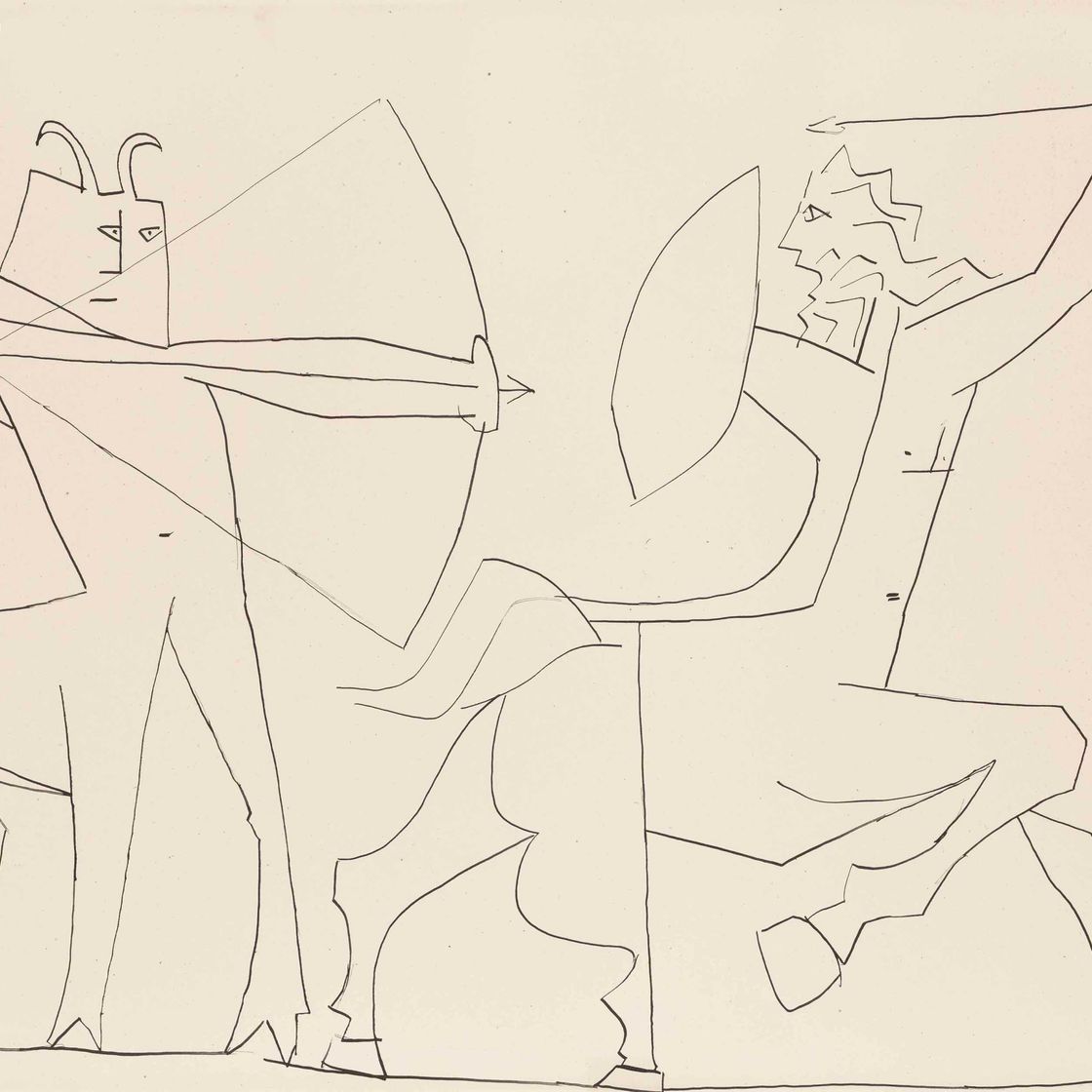 Pablo Picasso — Битва центавров