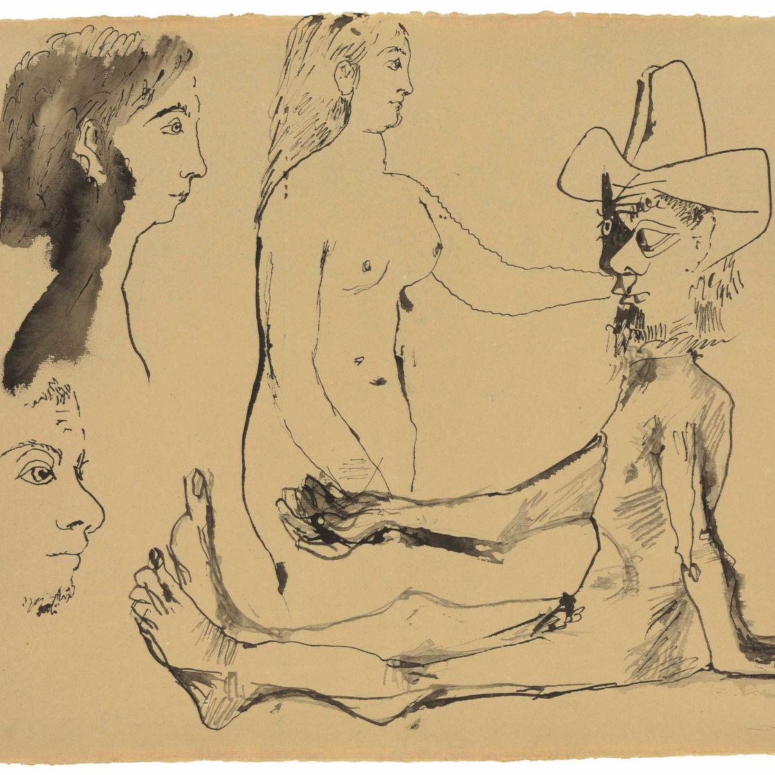 Pablo Picasso — Мужчина и женщина, мы вдвоем