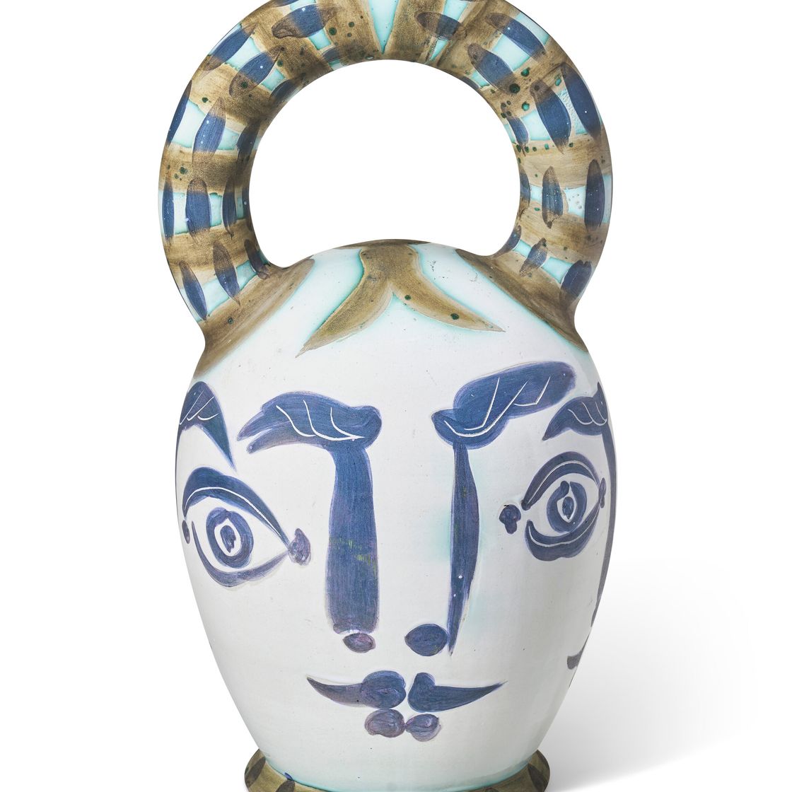 Pablo Picasso — Ваза ацтекская с четырьмя изображениями (A.R. 401)