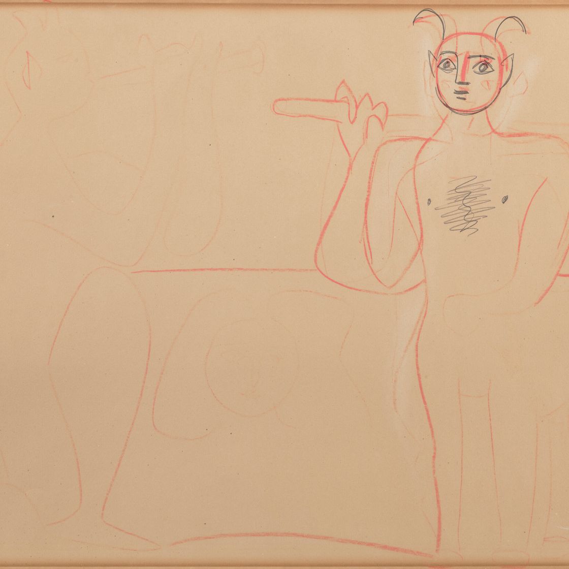 Pablo Picasso — Фавны и женщины наедине, изображение 1