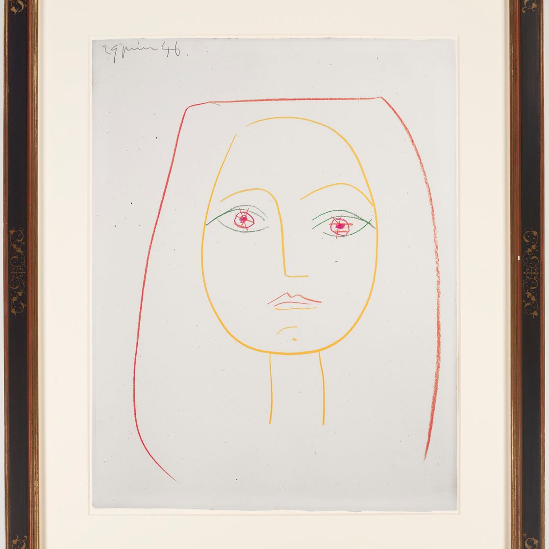Pablo Picasso — Женский портрет (Франсуаза), изображение 2