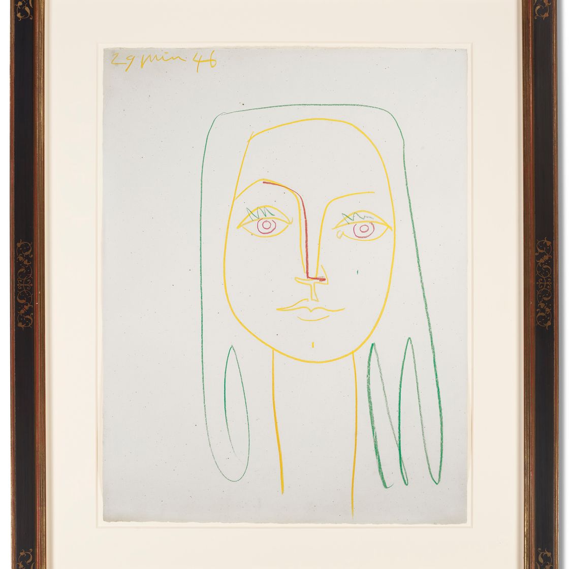 Pablo Picasso — Женский портрет (Франсуаза), изображение 2