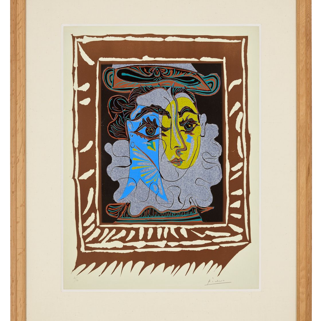 Pablo Picasso — Женский портрет в стиле фрейз и во вводной части, изображение 2