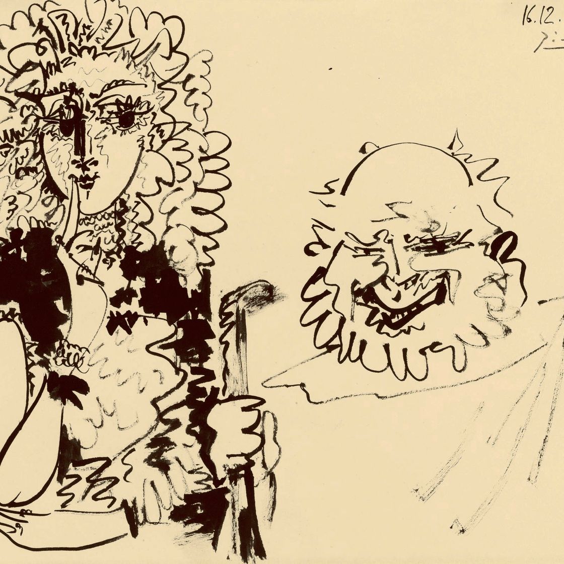 Pablo Picasso — Два человека