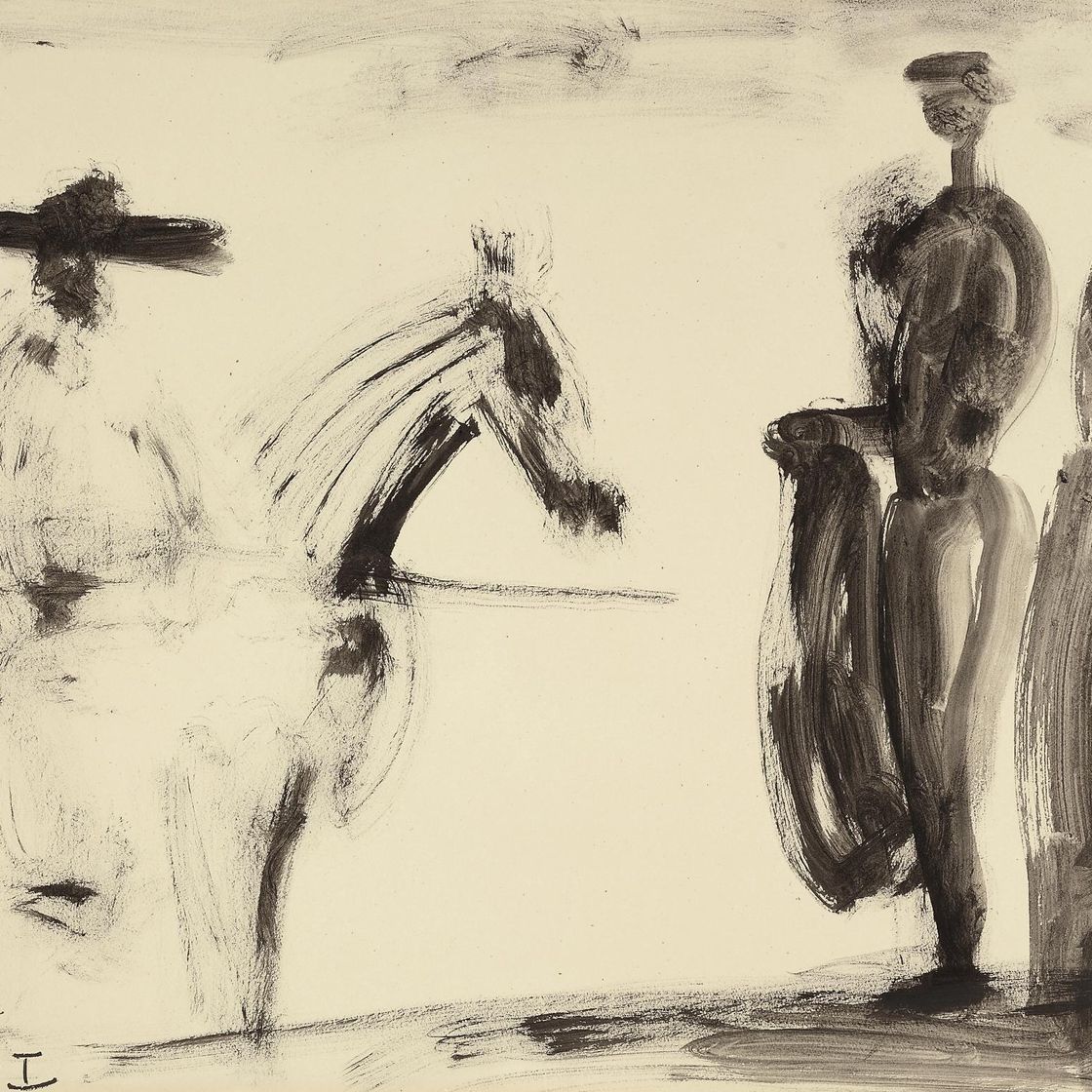 Pablo Picasso — Пикадор, матадор и женщина