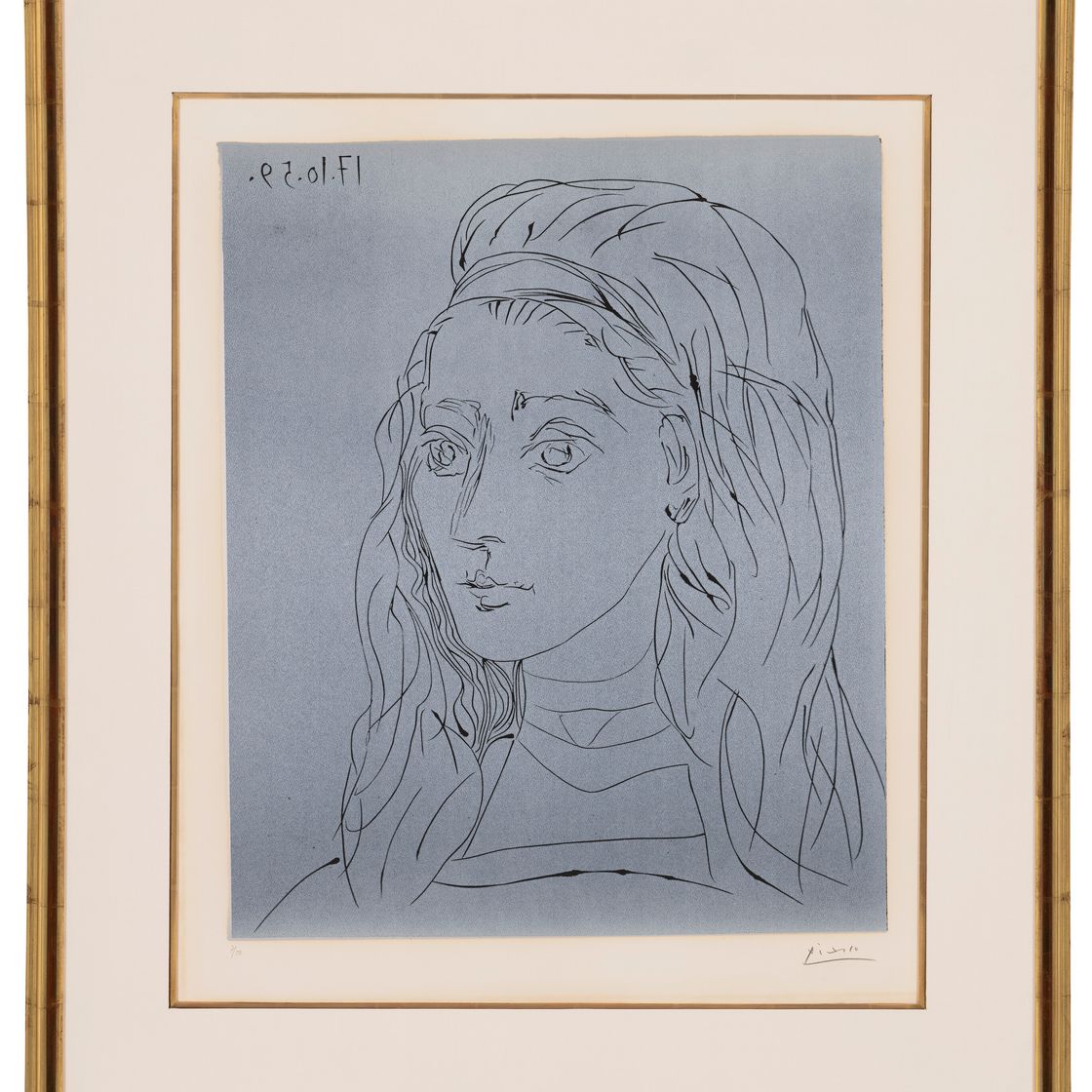 Pablo Picasso — Портрет Жаклин, изображение 2