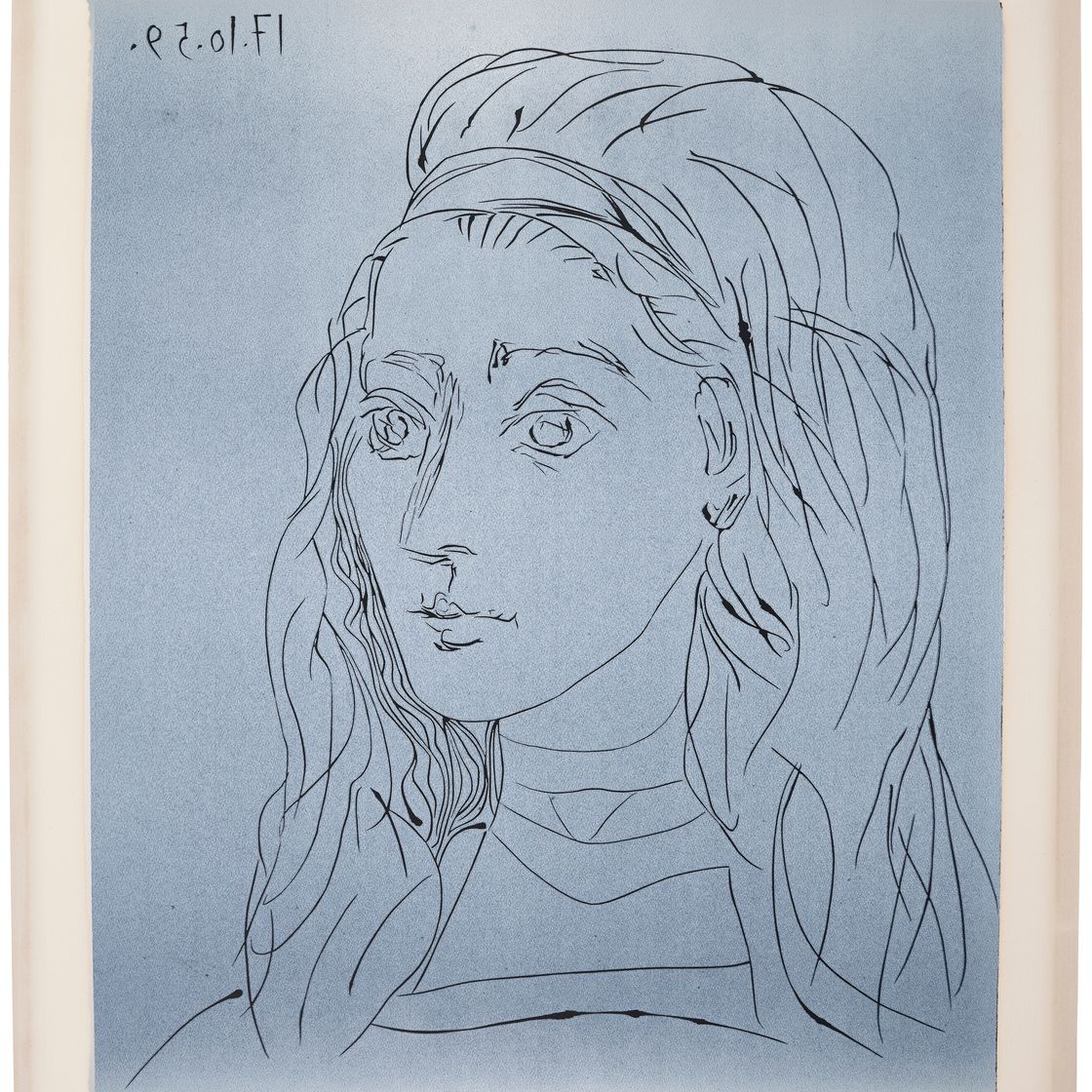 Pablo Picasso — Портрет Жаклин, изображение 3