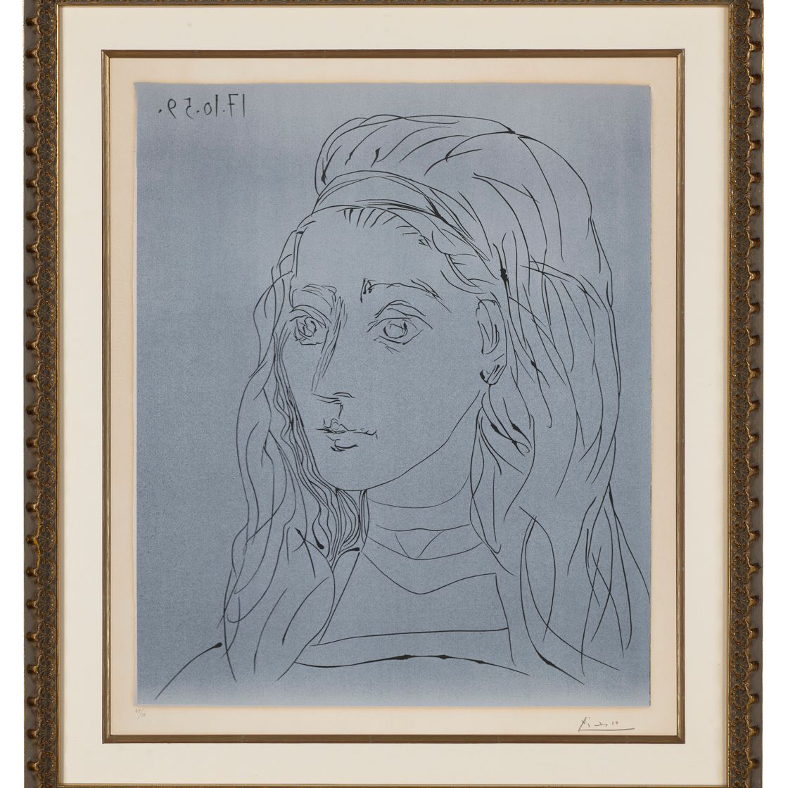 Pablo Picasso — Портрет Жаклин, изображение 2
