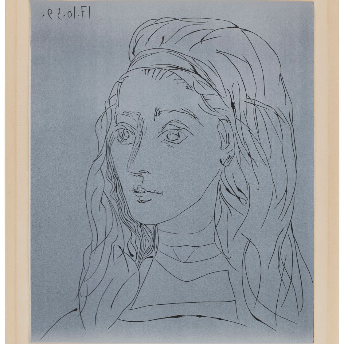 Pablo Picasso — Портрет Жаклин, изображение 3