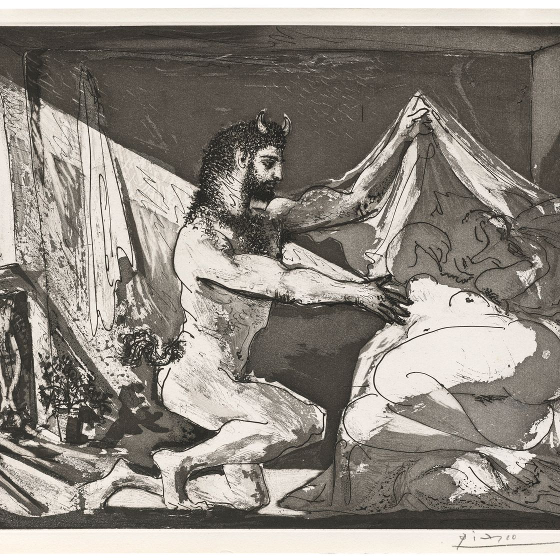 Pablo Picasso — Очаровательная юная женщина, от: La Suite Vollard