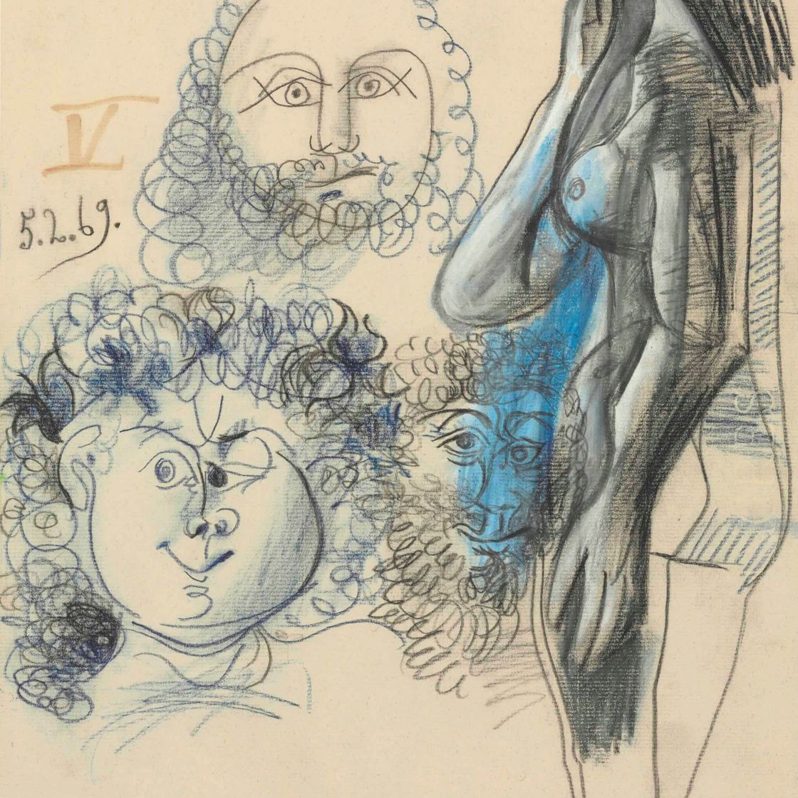 Pablo Picasso — Ну, дебют и трое друзей наедине