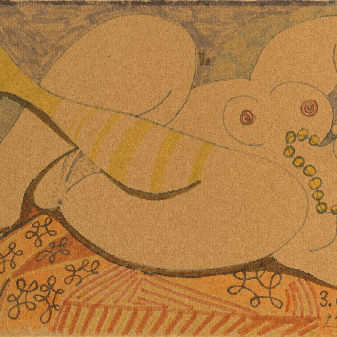 Pablo Picasso — В постели с угольщиком ( спереди ) ; Вдвоем ( сзади ), изображение 1