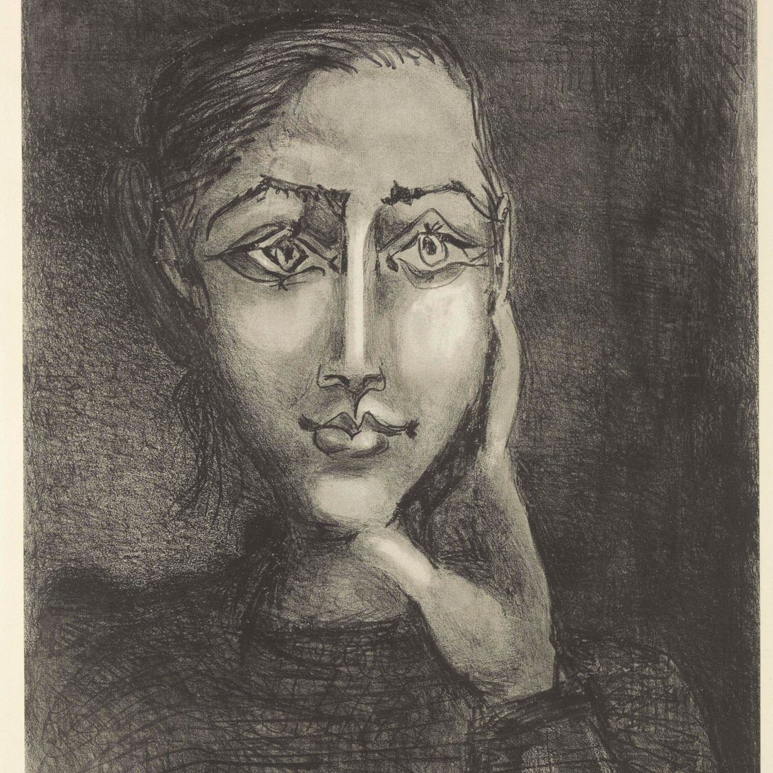 Pablo Picasso — Франсуаза сюр фон гри