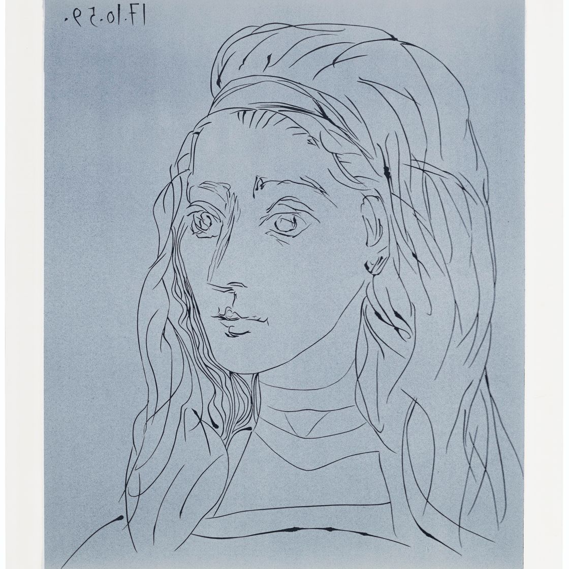 Pablo Picasso — Портрет Жаклин