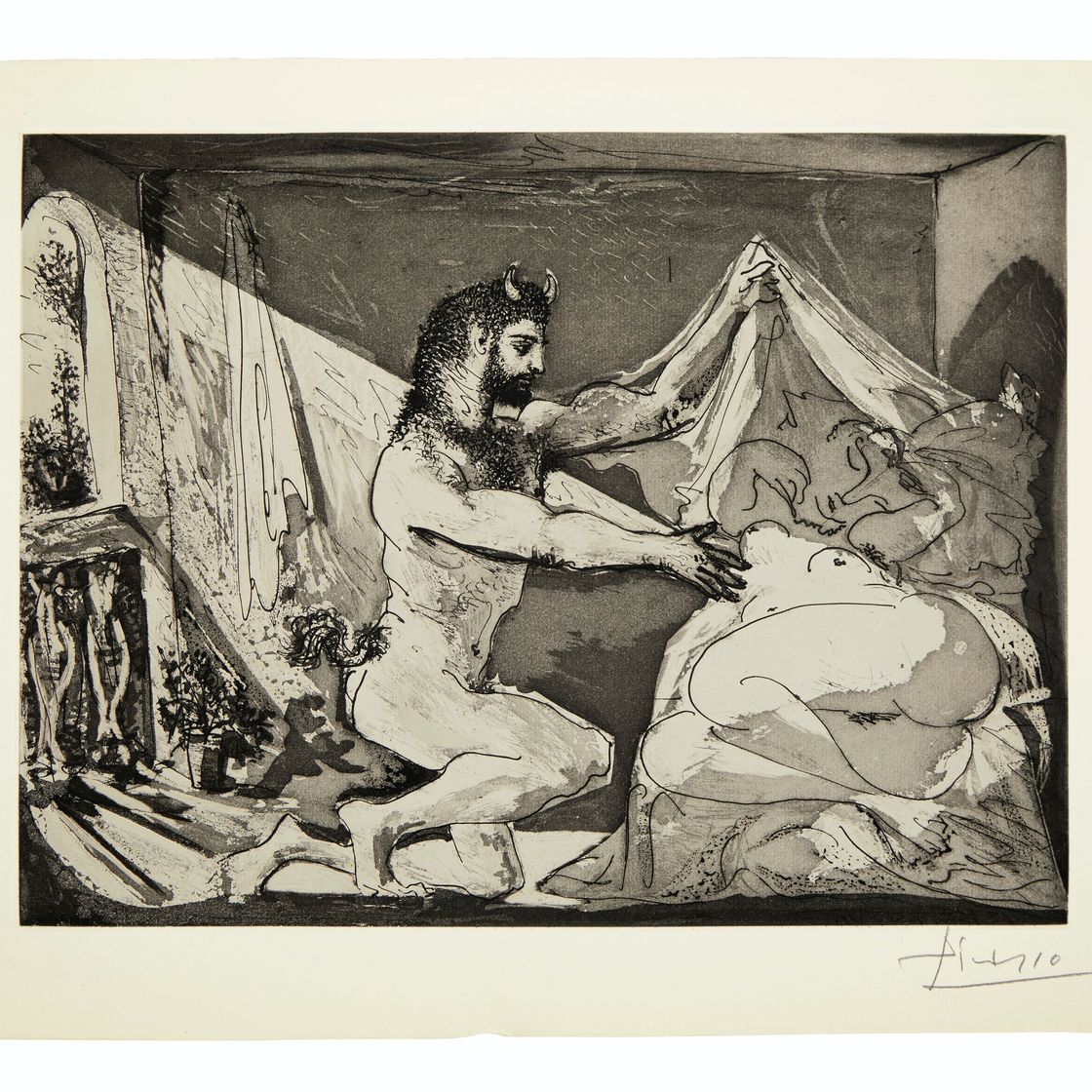 Pablo Picasso — Очаровательная юная женщина из "Люкса Воллар"