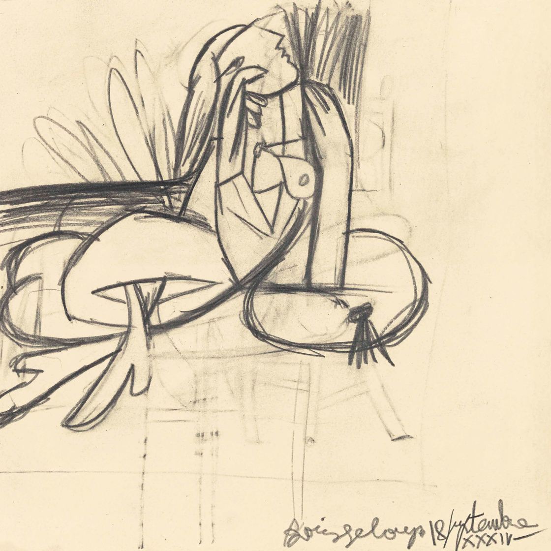 Pablo Picasso — Женская осанка