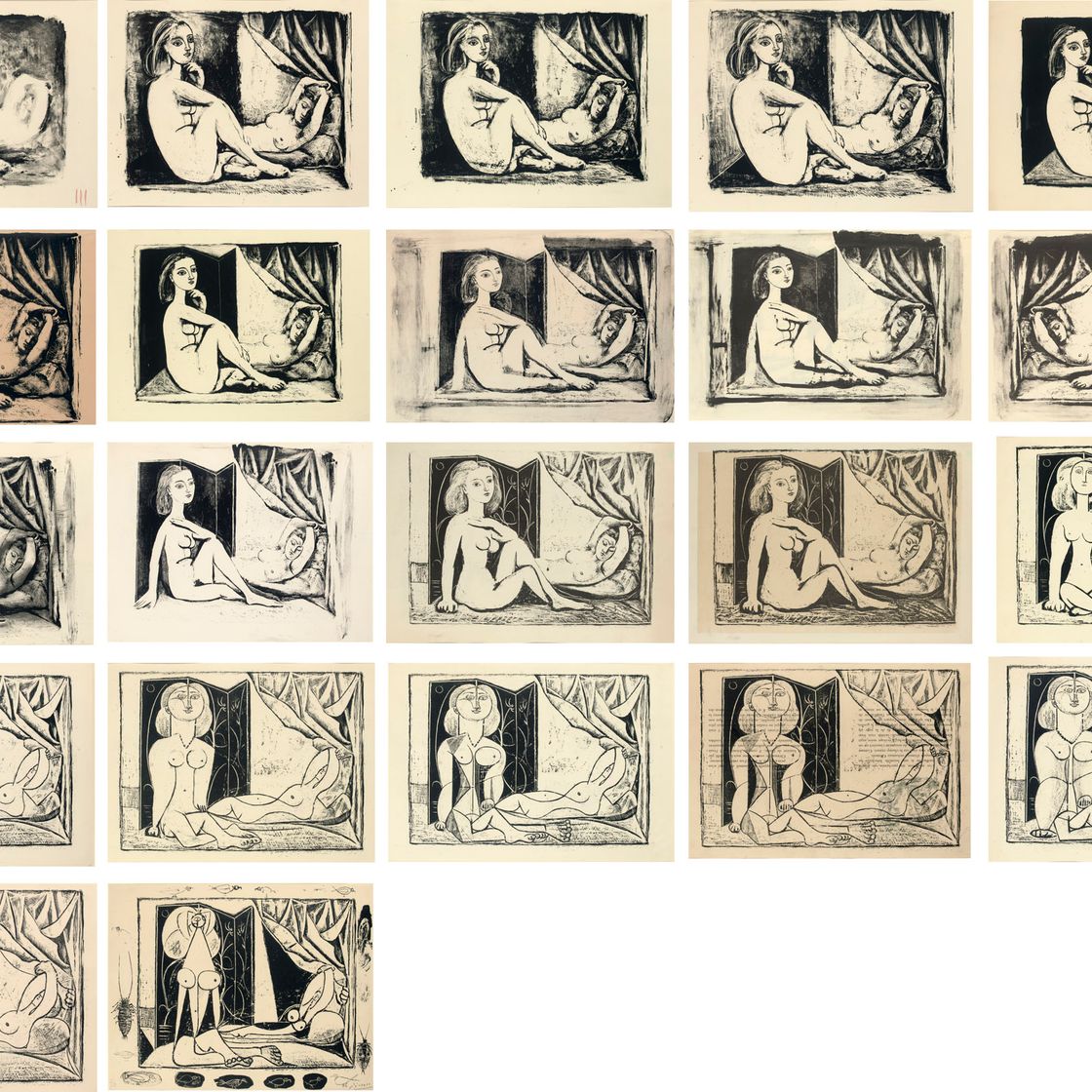 Pablo Picasso — Молодые женщины (М. 16; ср. В. 390)