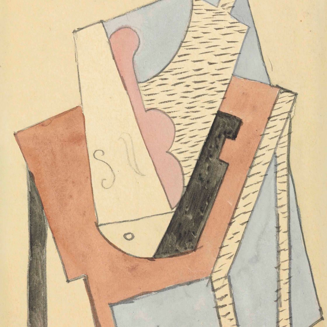 Pablo Picasso — Виолончель за столом
