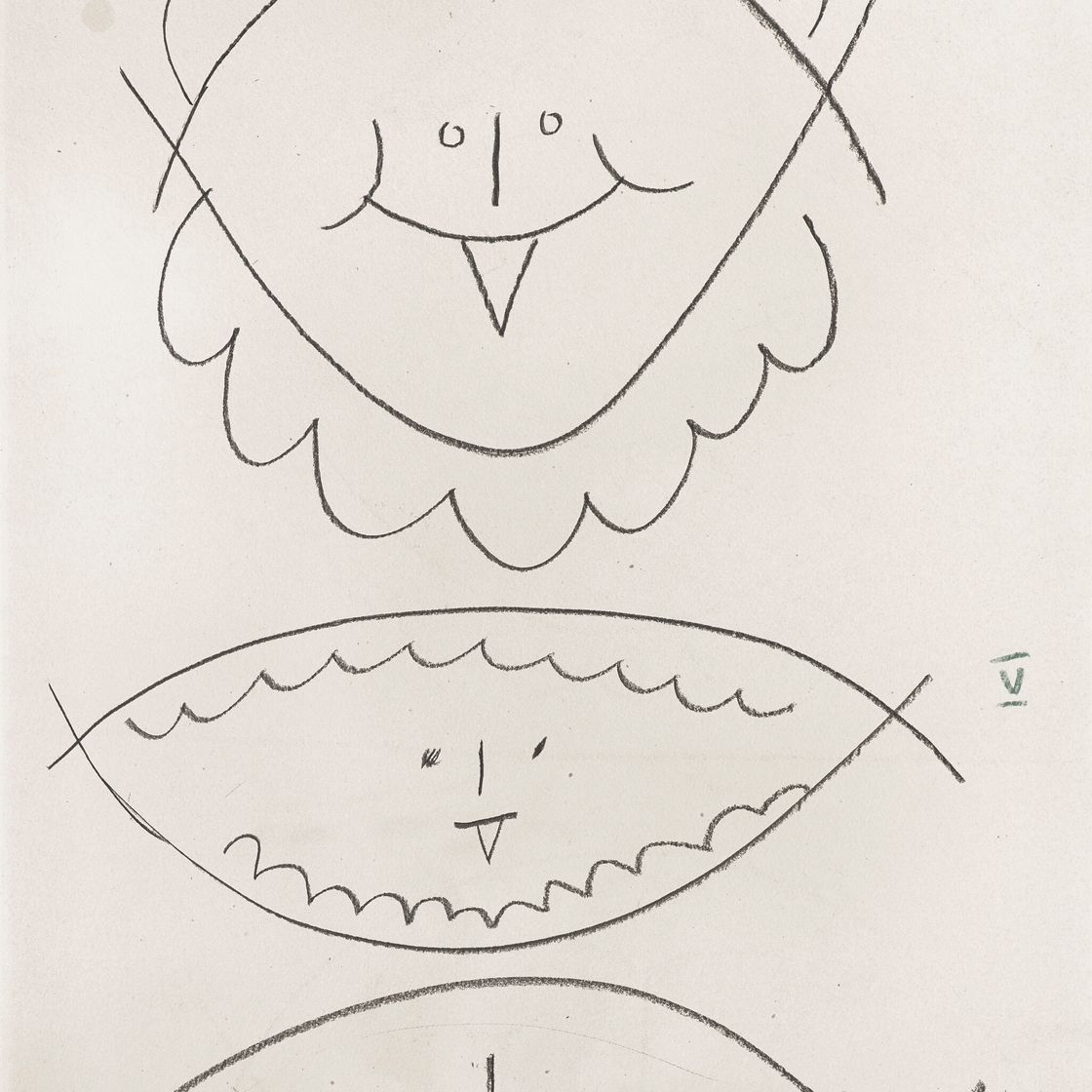Pablo Picasso — Этюды (прямая и оборотная сторона ), изображение 1