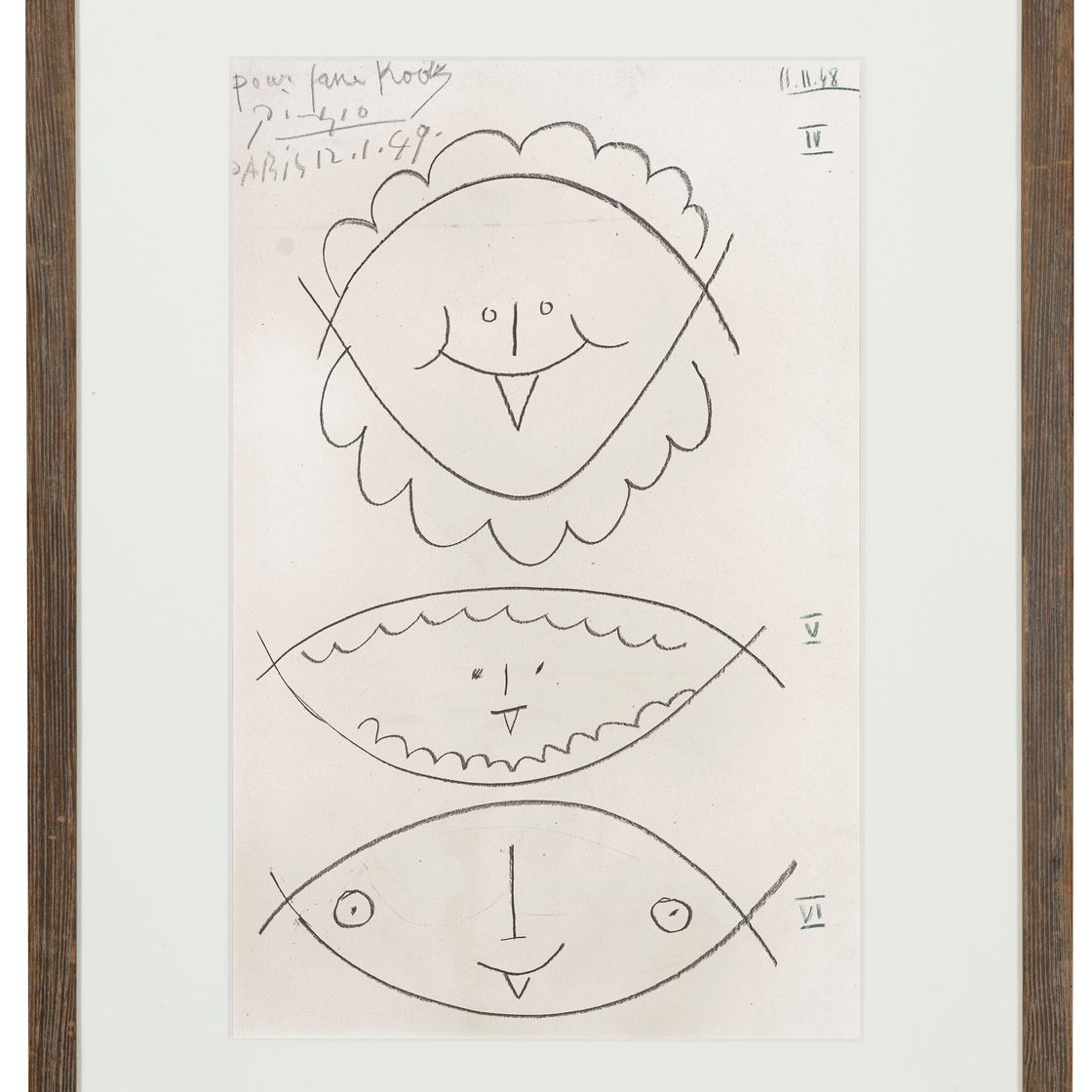 Pablo Picasso — Этюды (прямая и оборотная сторона ), изображение 3