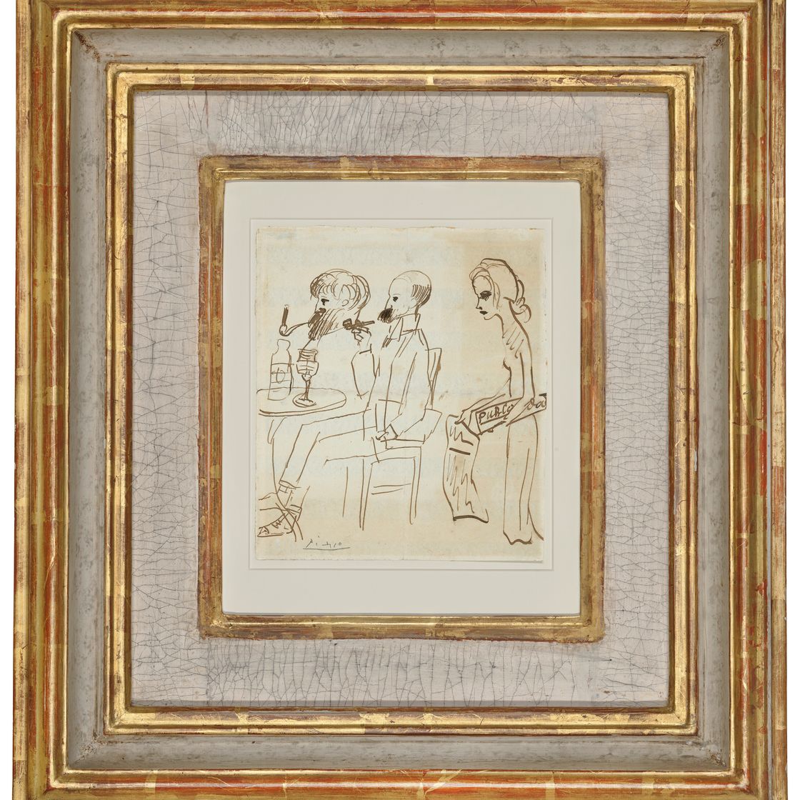 Pablo Picasso — Русиньоль, Утрилло и другие продавщицы журналов, изображение 3