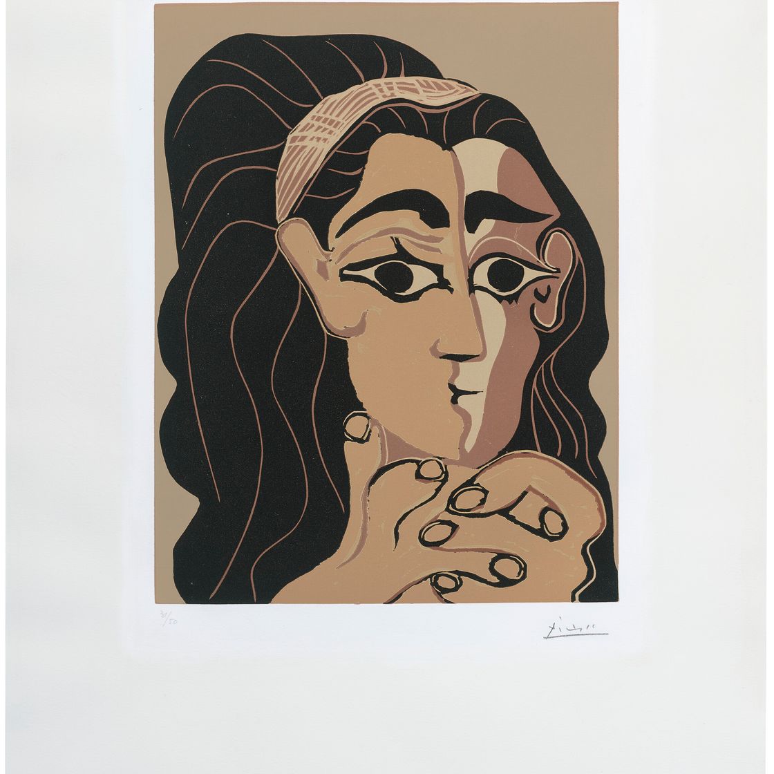 Pablo Picasso — Женщина в бандо, изображение 3