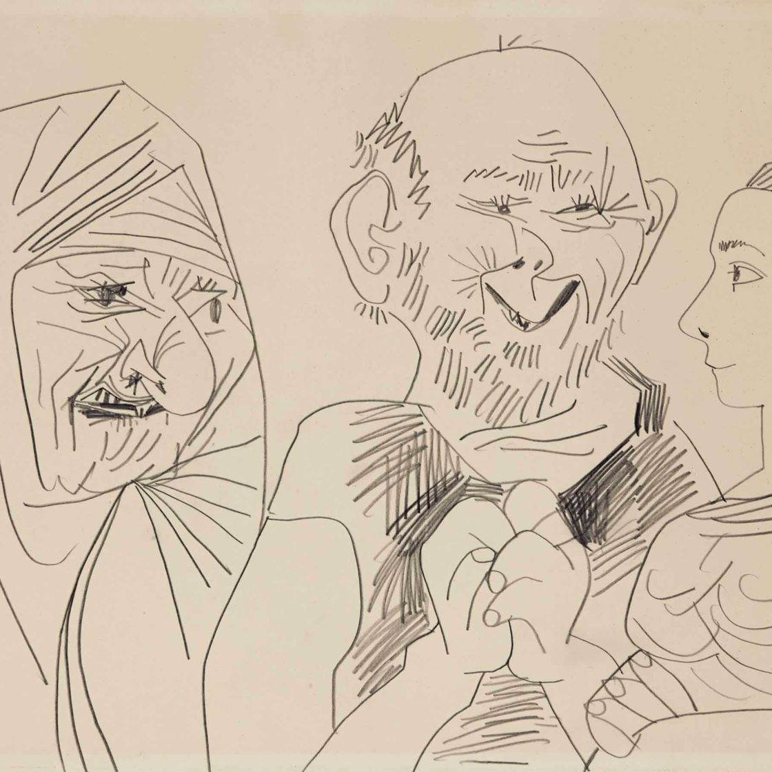Pablo Picasso — Трое персонажей
