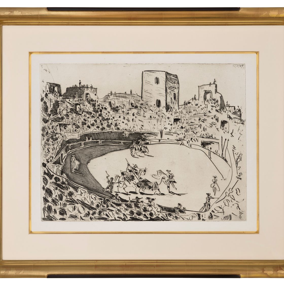 Pablo Picasso — Коррида в Арле: три гравюры, изображение 6