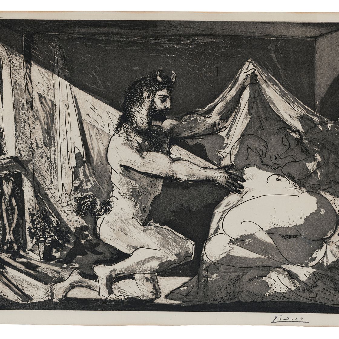 Pablo Picasso — Очаровательная юная женщина, от: La Suite Vollard