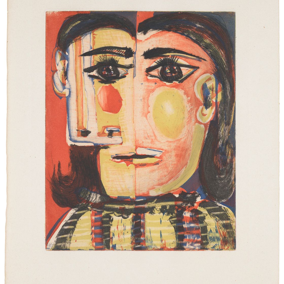 Pablo Picasso — Встреча с женщиной № 5 (Портрет Доры Маар)