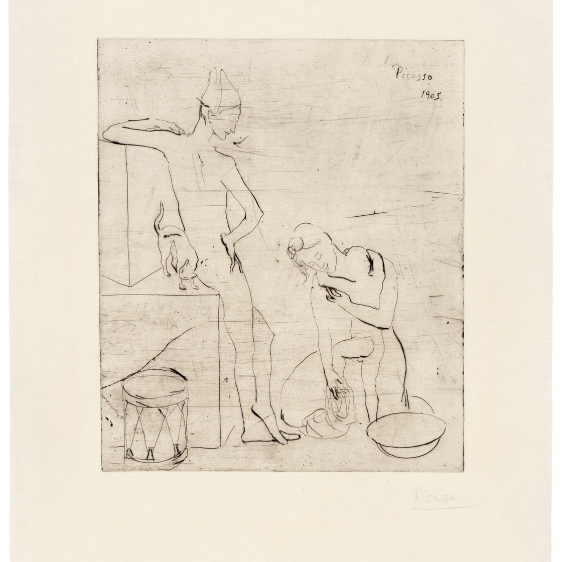 Pablo Picasso — Ле Бэн, автор: La Suite des Saltimbanques