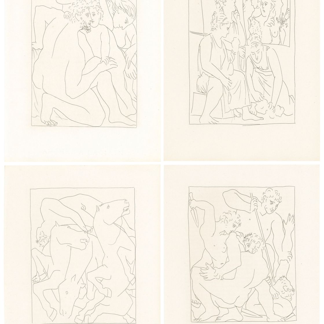 Pablo Picasso — Овидий, "Метаморфозы", Альберт Скира, Лозанна, 1931, изображение 1
